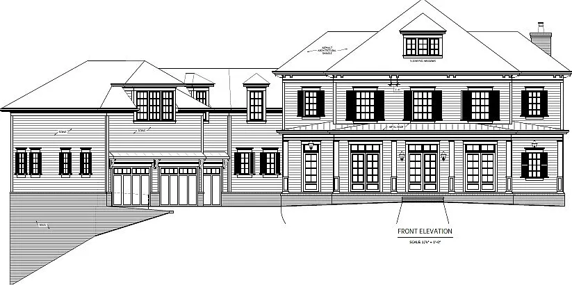 A sketch of a home built by legend homes